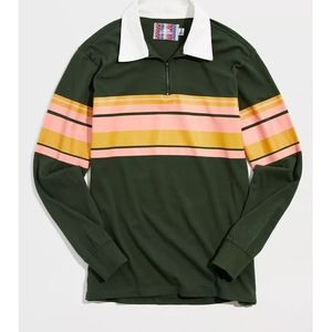 Urban Outfitters Quarter-Zip Rugby Shirt NWT